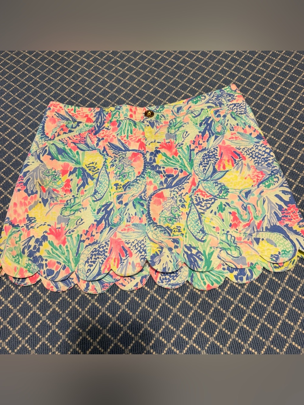 Lilly Pulitzer Scallop Hem Skort
